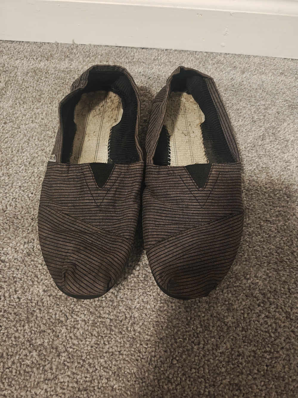 Toms Casual Slip-On Black-Grey